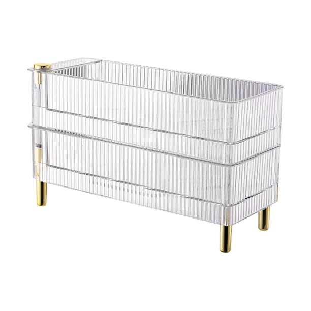 Soporte Giratorio para Huevos de Cocina, Cajas de Almacenamiento de Huevos, Bandejas para Huevos, Organizadores de Huevos para Armario, Cocina, Despen , 2 capas 2 capas transparentes. Baoblaze Titular de huevo