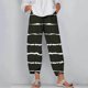 thumbnail image 2 of Pantalones de Mujer Traje Verano Cómodo de Moda Impreso Pantalones Recortados, Pantalones Elásticos Casuales, 2 of 5