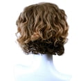 thumbnail image 5 of Guoxxzi Men's Gradient Color Partial Bangs Small Curls Short Hair Wig, 5 of 6