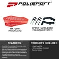 thumbnail image 2 of Polisport MX Force Handguards Red, 2 of 8