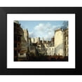 thumbnail image 2 of Etienne Bouhot 14x11 Black Modern Framed Museum Art Print Titled - Roofs of Paris (1830), 2 of 5