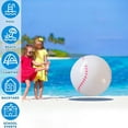 thumbnail image 4 of RuWeoMaa 10 Pcs Inflatable Baseball Set 16 Inch Beach Ball Sports Balls Set for Birthday Party Summer Outdoor Activity Beach Pool Games Decor, Baseball Party Favors, Baseball Party Decorations, 4 of 10