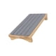 thumbnail image 4 of Base de madera bandeja de diatomita posavasos alfombra de secado para lavabo baño organizador, 4 of 12
