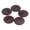 Brown, variant on ENYOUNG Felt Caster Cups Bottom Furniture Pads for Hardwood Floors Sliders Prevent Scratches Pea Green, Heavy-Duty Round Rubber Base Glides for Floor Protection, Dual Pack (3.3" / 8.5 cm)