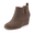 Taupe, variant on Women's Tito Wedge Bootie - Soft Vegan Suede, Memory Foam, Wide Width Available