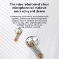 thumbnail image 2 of Auriculares inalámbricos, auriculares Bluetooth con cancelación de ruido ENC, mini auriculares con control táctil con estuche de carga y pantalla digital LED, 2 of 6