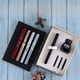 thumbnail image 3 of Estuche de regalo con tinta de metal para bolígrafo, regalo de empresa, láser, multifuncional, duradero, 3 of 5