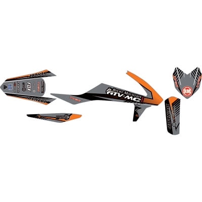 Attack Graphics Custom Turbine Full Trim Kit Black/Dark Grey for KTM 450 SX-F 2007-2018