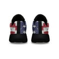 thumbnail image 4 of EaStr Rabbit Bunny He Is Risen EaStr Day American flag Shoes Sneakers Black Size 4, 4 of 7