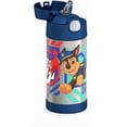 thumbnail image 3 of Bouteille isolée à pression Acier Inoxydable de 12 oz avec paille Funtainer de Thermos, Paw Patrol, 3 of 7