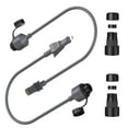 thumbnail image 2 of Adaptador SPX De Enchufe A RJ45 Hembra, Adaptador De Cable Ethernet De 2 Piezas, Acceso Estable E Ininterrumpido, Calibre De Cable 22 AWG Para Un Alto Rendimiento Plano, 2 of 7