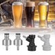 thumbnail image 4 of Juego de tapas de carbonatación, 2 tapas de carbonatación de acero inoxidable con conector de bloqueo de bola de púas de 2 piezas para elaboración de cerveza, 4 of 9