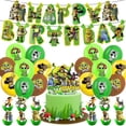 thumbnail image 1 of Pancarta desechable para fiesta de cumpleaños de Shrek, monstruo de la película caliente, bandera colgante para pastel de Halloween, globos de Shrek, decoración de cumpleaños, 1 of 3
