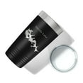 thumbnail image 5 of Devils Lake Map Tumbler Travel Mug Insulated Laser Engraved Coffee Cup North Dakota 20 oz Black, 5 of 5
