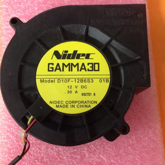 RHEA- New Nidec Motor Fan Gamma30 Model D10F-12B6S3 01B 12V Dc .30A Jvc Hd52G887