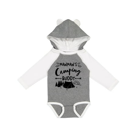 

Inktastic Mawmaws Camping Buddy Gift Baby Boy or Baby Girl Long Sleeve Bodysuit