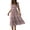 Red, variant on Kukoosong Women's Short Sleeve Midi Dress, Square Neck Tiered Ruffle Dress, Casual Summer Beach Sundress, Flowy A-Line Elastic Waist Puff Sleeves Dress