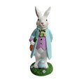 thumbnail image 1 of Figura de conejito de Pascua, decoración de Pascua, adorno de escritorio, encantadora escultura de conejito, conejo Señor Conejo, 1 of 9