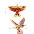 thumbnail image 3 of Pink 2.4G Remote Control Flapping Wing Bird Toy with LED Lights - 50M Control Range, 15-20 Min Charging, Built-in Lithium Battery, 4 AA Batteries Included, 14G Lightweight, Drop-Resistant, 360°, 3 of 7