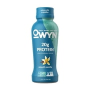 OWYN, Vegan Protein Shake,12 Fl Oz, 100-Percent Plant-Based (Smooth Vanilla, Pack of 12)