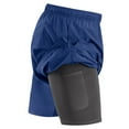 thumbnail image 4 of Men's Fanatics  Blue Vancouver Canucks Authentic Pro Tech Shorts, 4 of 4