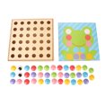 thumbnail image 2 of Mushroom Nail Toy, Safe Mushroom Peg Puzzle Mix Color Educational Color Recognition With Storage Box Paperboard For School For Toodlers, 2 of 8