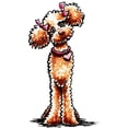 thumbnail image 3 of CafePress - Girly Apricot Poodle Large Mug - 15 oz Ceramic Large White Novelty Mug, 3 of 4