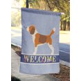 thumbnail image 2 of Carolines Treasures BB5514CHF Beagle Welcome Flag Canvas House Size, 2 of 4