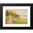 thumbnail image 2 of Marie-François Firmin-Girard 24x18 Black Modern Framed Museum Art Print Titled - Fall Ride, 2 of 5