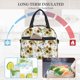 thumbnail image 4 of Easygdp Sunflowers Leaves And Birds Caja de Almuerzo para Mujeres y Hombres, Bolsa de Almuerzo Insulada, Bolsas Reutilizables Impermeables para Viajes, Trabajo y Picnics, 4 of 7