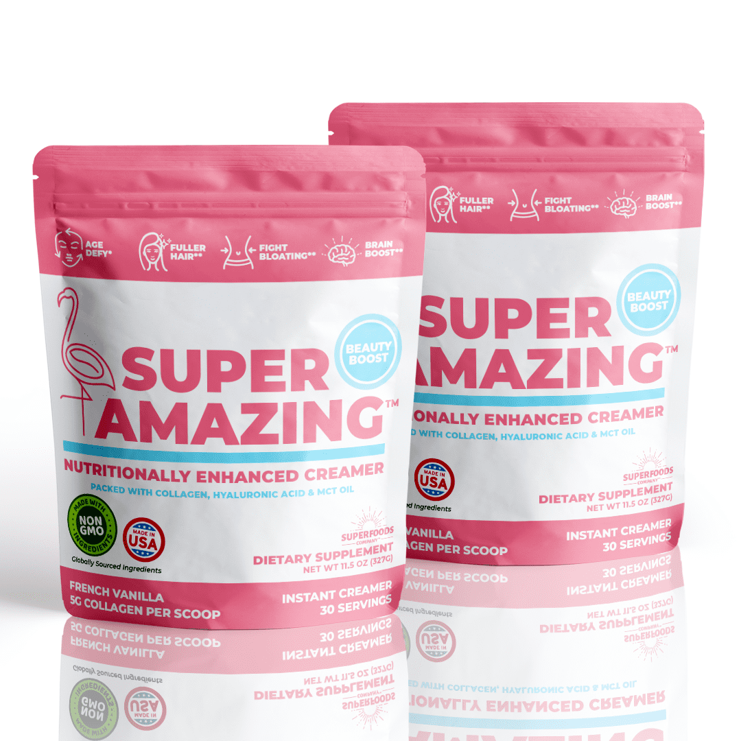 Superfoods Creamer with Collagen Keto Creamer with Hyaluronic Acid