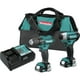 thumbnail image 1 of Kit combinado de destornillador inalámbrico y destornillador de impacto de 12 V Makita, 1 of 9