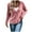 Pink-03, variant on HTNBO Womens Oversized Cute Fluffy Lightweight Cardigans Fall Ribbed Knit V Neck Button Long Sleeve Sweater Cardigan