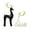 A, variant on SUSHANG Modern Christmas Reindeer Figurines Set, 2 PCS Ceramic Deer Statues for Holiday Tabletop Decor, Winter Themed Centerpiece for Mantle, Shelf and Christmas Village Displays