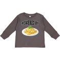 thumbnail image 3 of Inktastic Powered by Macaroni and Cheese Boys or Girls Long Sleeve Toddler T-Shirt, 3 of 5
