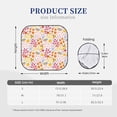 thumbnail image 2 of Kdxio Colorful Floral Print 2-Piece Sun Shade Front Windshield - Foldable Car Front Window Sunshades For Most Sedans Suv Truck, 2 of 6