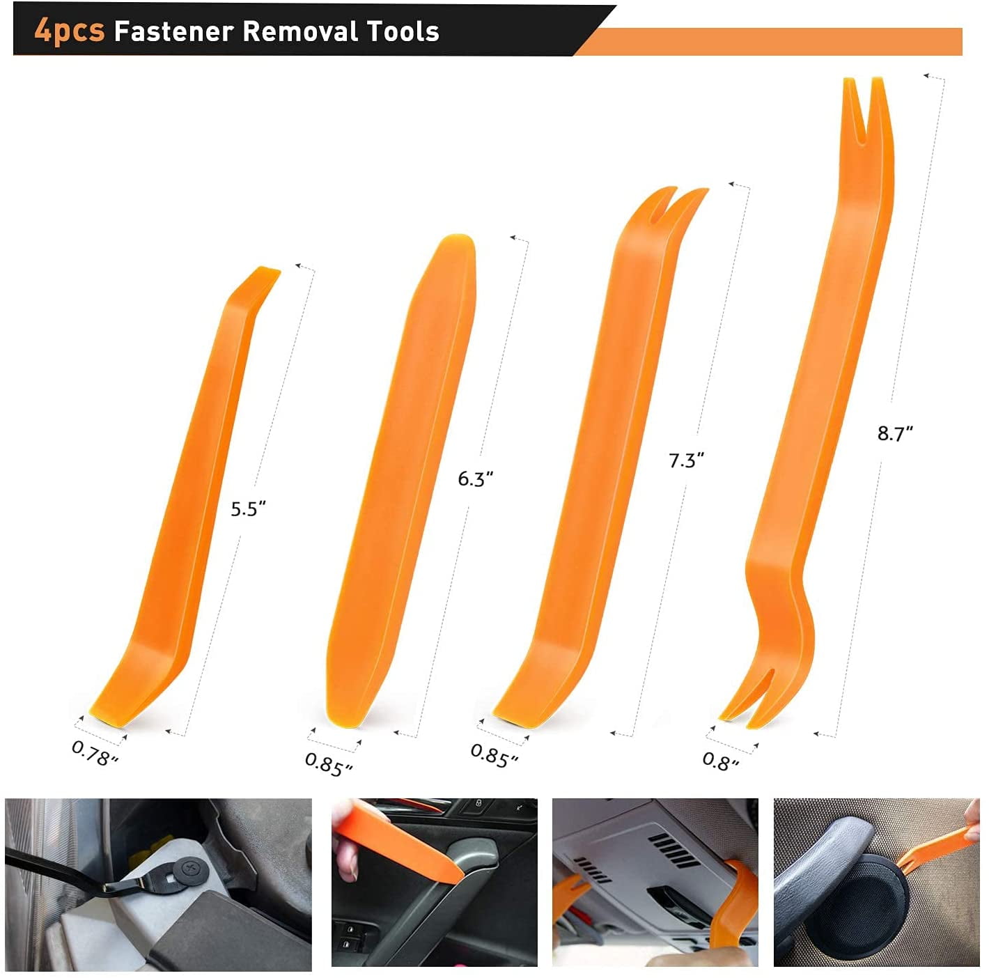 GOOACC 240Pcs Bumper Retainer Clips Car Plastic Rivets Fasteners Push Retainer Kit Most Popular Sizes Auto Push Pin Rivets Set Door Trim Panel Fender Clips for GM Ford Toyota Honda Chrysler