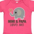 thumbnail image 4 of Inktastic Mimi and Papa Love Me Elephant Boys or Girls Baby Bodysuit, 4 of 5