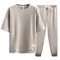 thumbnail image 5 of Men's Suits for Everyday Wear Knit Casual Modern Semi Formal Comfortable Stitching Design for Daily Style, 5 of 5