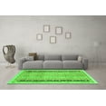 thumbnail image 3 of Ahgly Company Indoor Square Oriental Green Modern Area Rugs, 4' Square, 3 of 4
