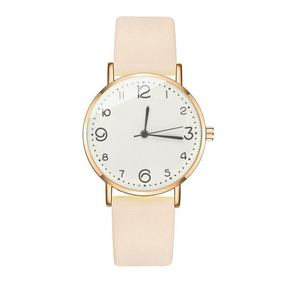 Montre Montre Quartz Femme Newv Bracelet en Cuir Bracelet Décontracté Poignet Analogique Montre Femme Montre-Bracelet Homme Bracelet en Cuir 20mm Bracelet de Montre Cuir Montre Homme Swatches pour Femmes Montre à Vent Remontage pour Femmes