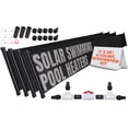 thumbnail image 1 of Sunquest Solar Pool Heater System - 4 (2ft x 20ft) collectors w/ Diverter Kit - Solar Heater for Above Ground & Inground Swimming Pools - DIY - Tube on Web Design Panel - Polypropylene UV Resistant, 1 of 9