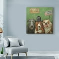 thumbnail image 3 of Trademark Fine Art 'Dogs On Strike' Canvas Art by Leah Saulnier, 3 of 3