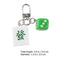 thumbnail image 3 of 4Pcs Chinese Style Mahjong Tile Keychains Unique Keychains Chic Bag Pendants, 3 of 3