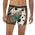 thumbnail image 2 of Salouo Abstract Dalmatian Art Pattern Men's Boxer Briefs, Soft & Breathable Underwear Elastic Waistband Briefs for Men,1-Pack, 2 of 7