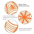 thumbnail image 6 of Sonbest Halloween Decorative Spider Web Candy Fruit Bowl Halloween Spider Web Food Storage Basket Holloween Supply Spider Web Candy Bowl Orange, 6 of 7