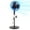 Black, variant on Vie Air 16 Inch 3 Speed Oscillating Stand Fan with Remote Control in Black