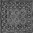 thumbnail image 1 of Ahgly Company Indoor Square Persian Gray Traditional Area Rugs, 8' Square, 1 of 1