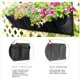 thumbnail image 3 of Bolsa de plantación vertical, bolsa para plantas de pared de jardín, macetero colgante para balcón, maceta colgante para interior y exterior, 6 bolsillos (negro), 3 of 5