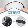 thumbnail image 2 of OFFIGAM Black Combination Bike Lock with Cable and Tie for Mountain Bikes, Anti-Theft, 2 of 8